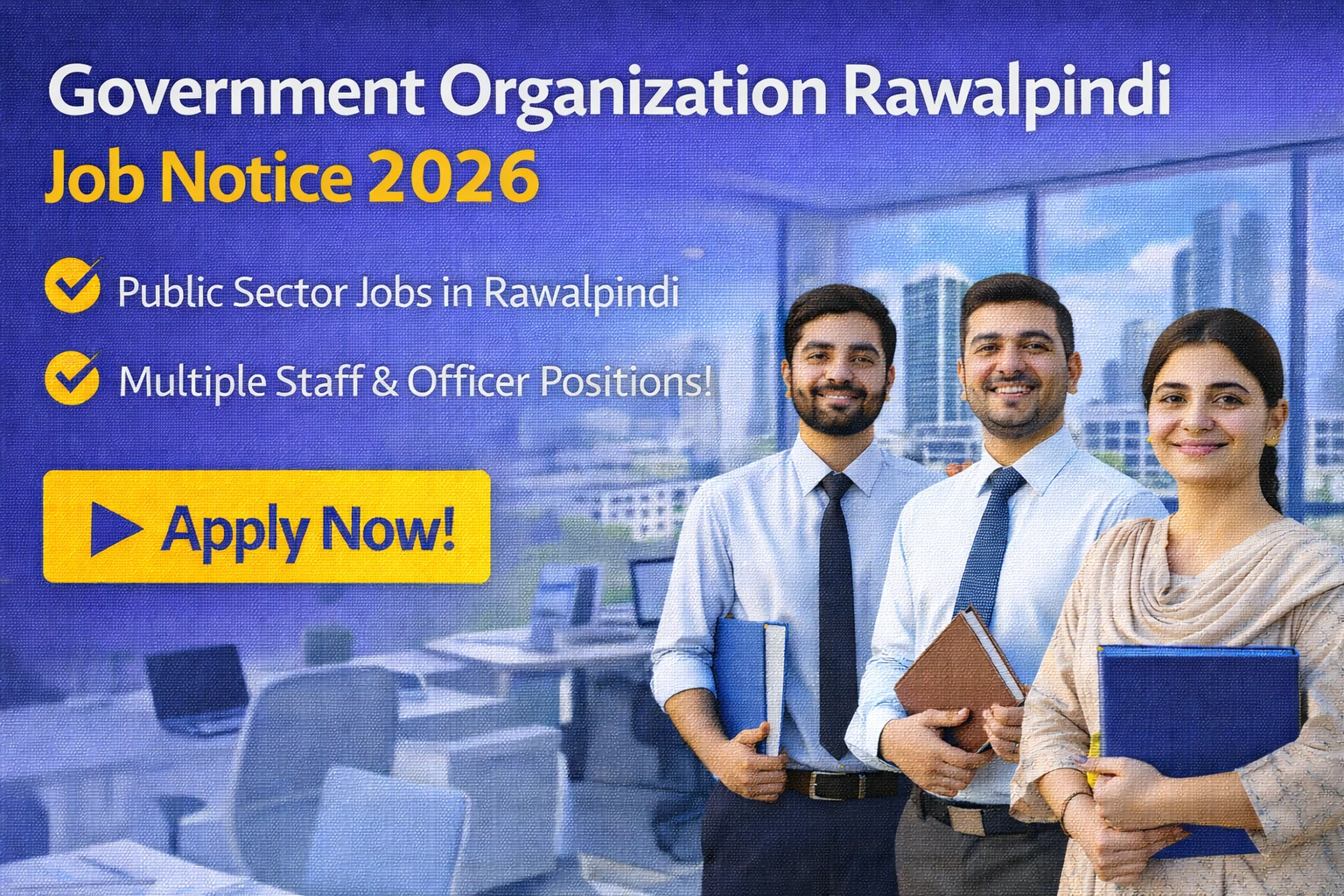 Government Organization Rawalpindi Job Notice 2026