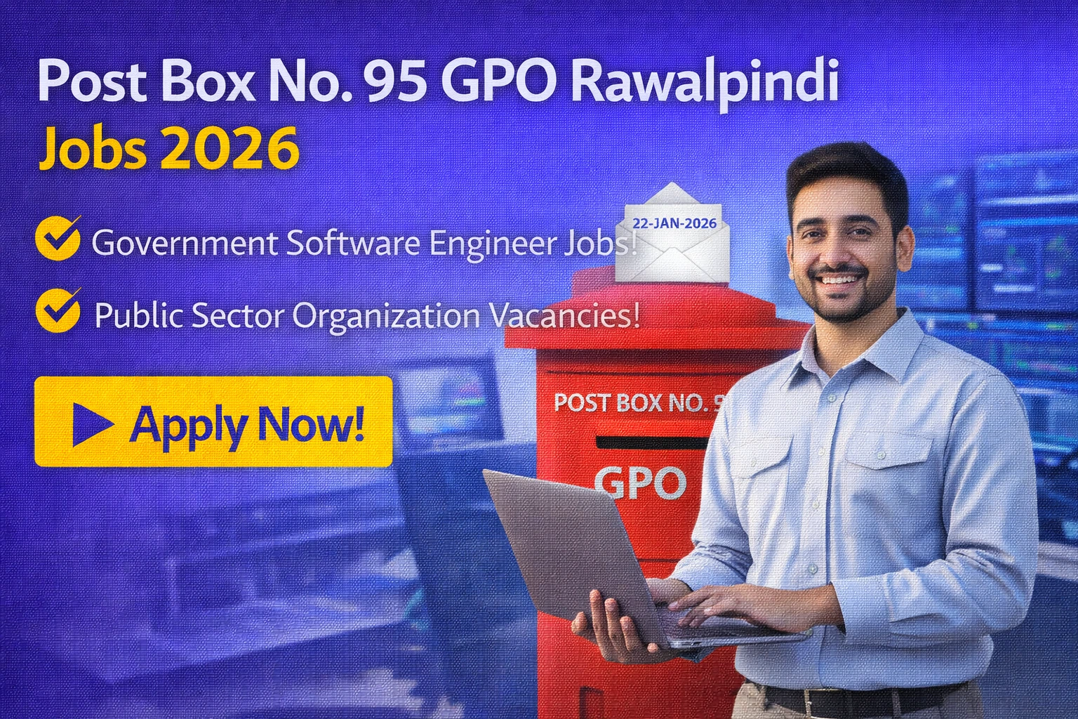 Post Box No. 95 GPO Rawalpindi Jobs 2026