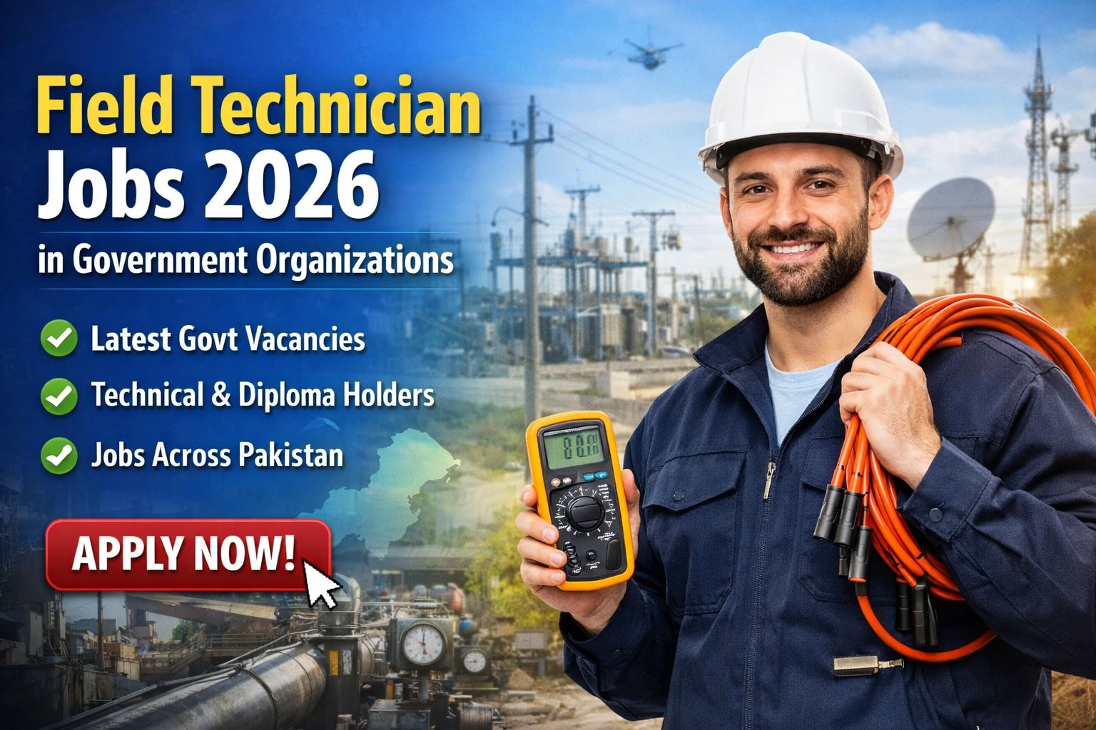 Field Technician Jobs 2026 in Government Organizations