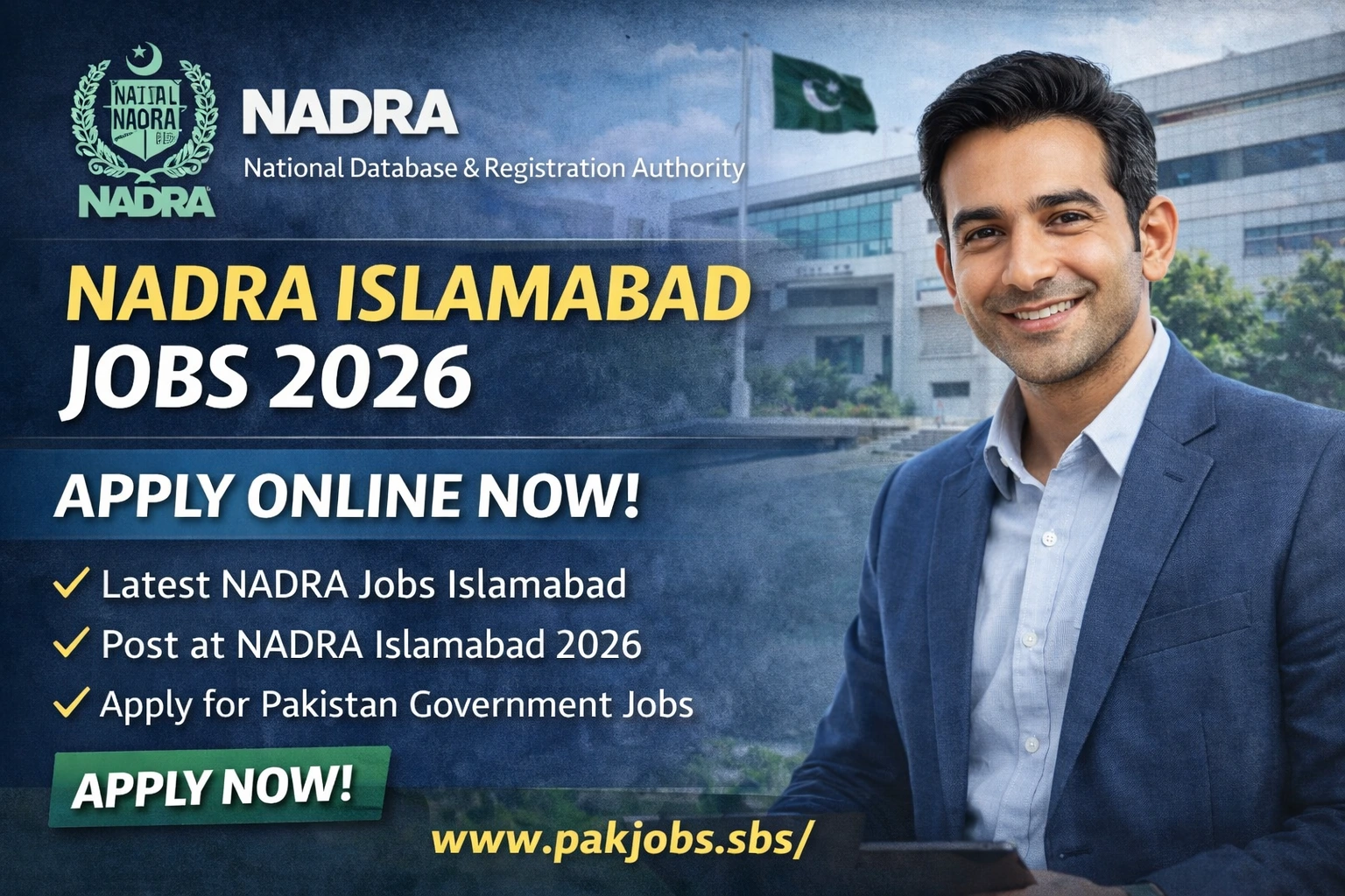NADRA Islamabad Jobs 2026