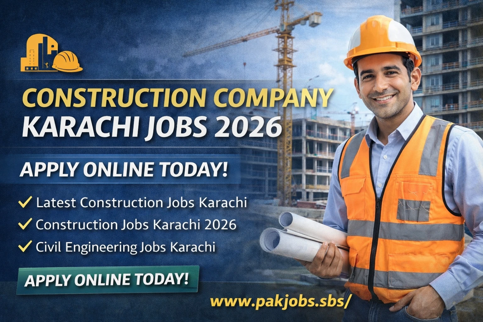 Construction Company Karachi Jobs 2026
