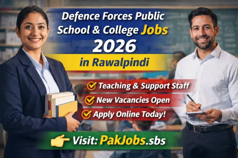 DFPS Rawalpindi Jobs 2026