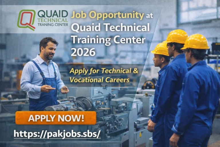 Quaid Technical Training Center Jobs 2026