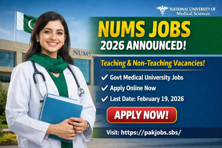 NUMS Jobs 2026