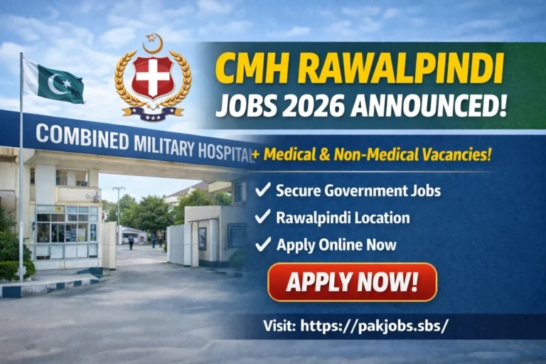 CMH Rawalpindi Jobs 2026