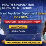 Health & Population Department Jobs 2026