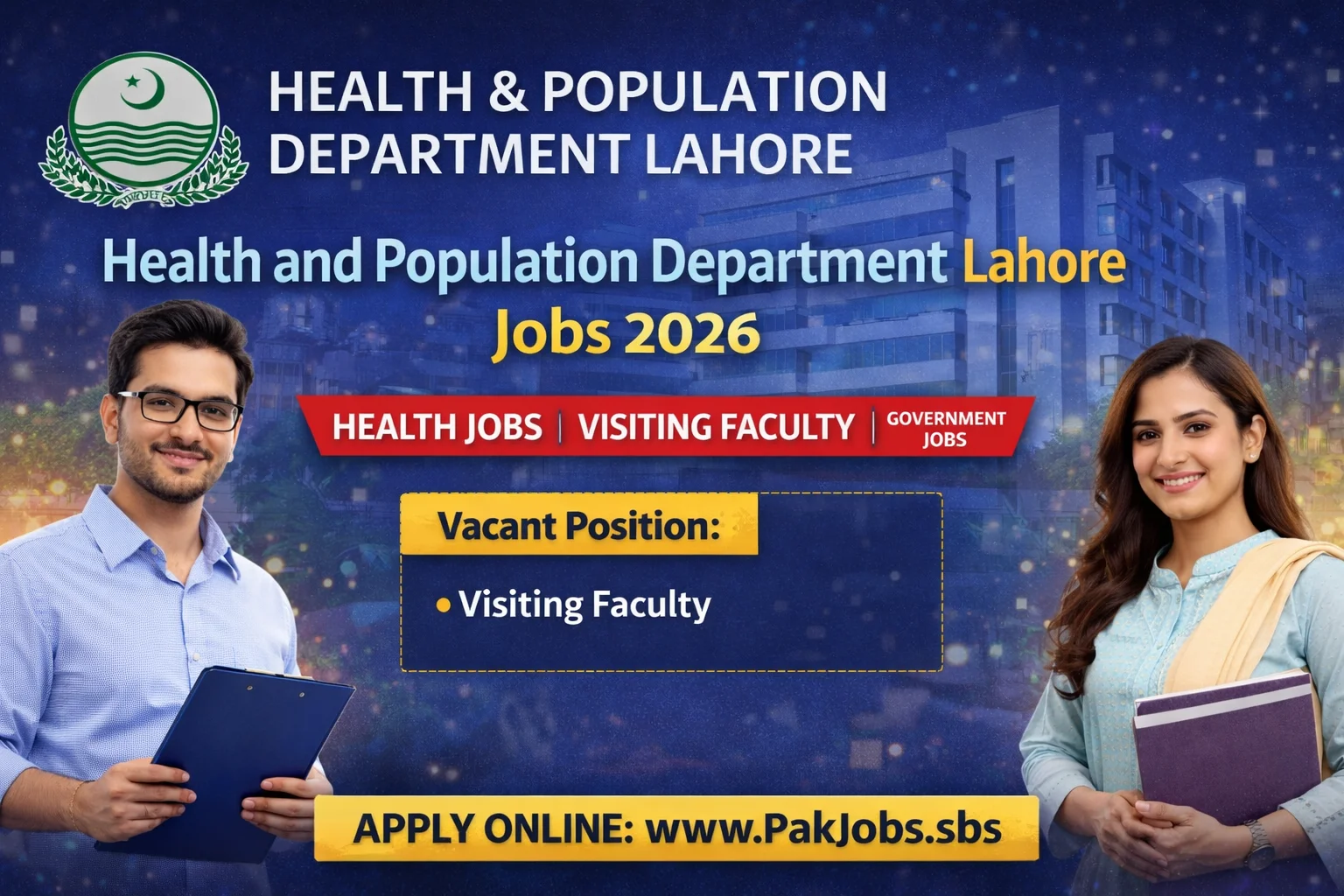 Health & Population Department Jobs 2026