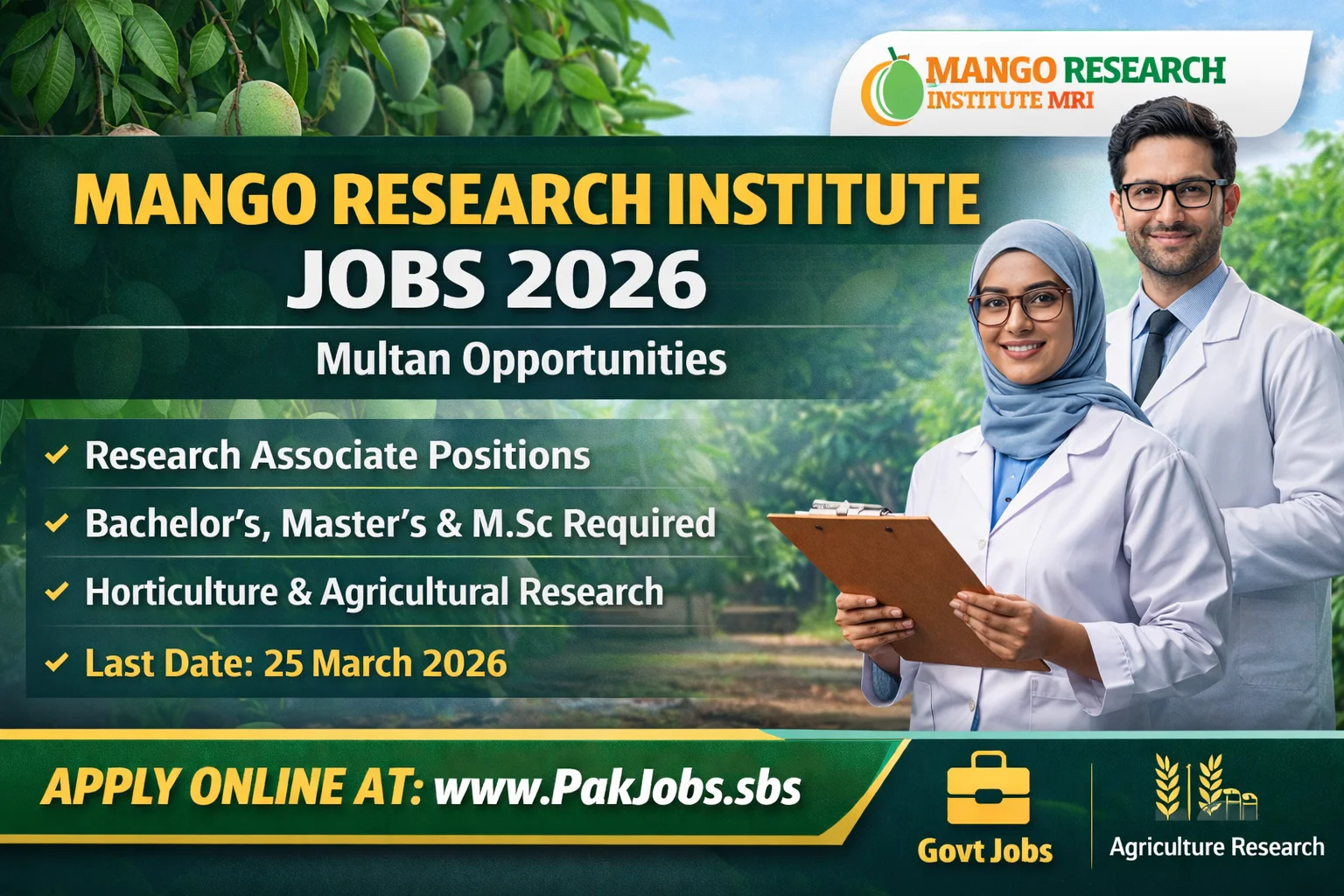 MRI Multan Jobs 2026