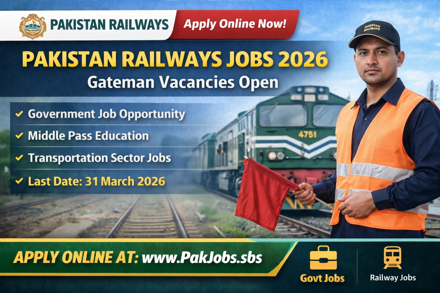 Pakistan Railways Jobs 2026