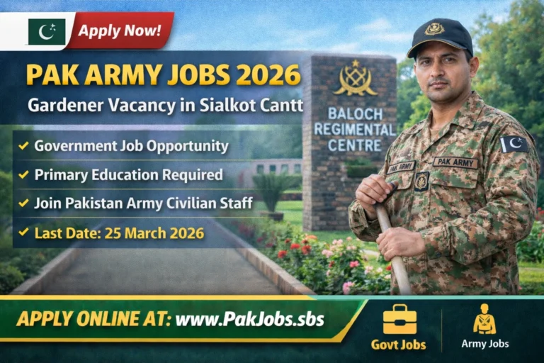 Pak Army Jobs 2026