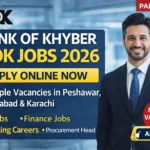 Bank of Khyber BOK Jobs 2026