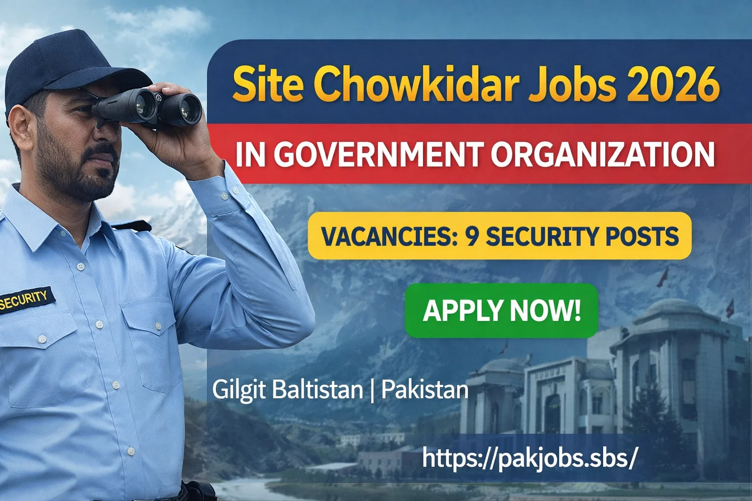 Chowkidar Jobs 2026 Pakistan