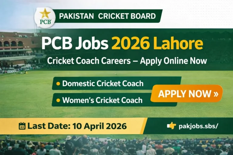 PCB Jobs 2026 Lahore