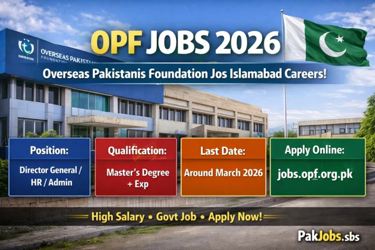 OPF Jobs 2026