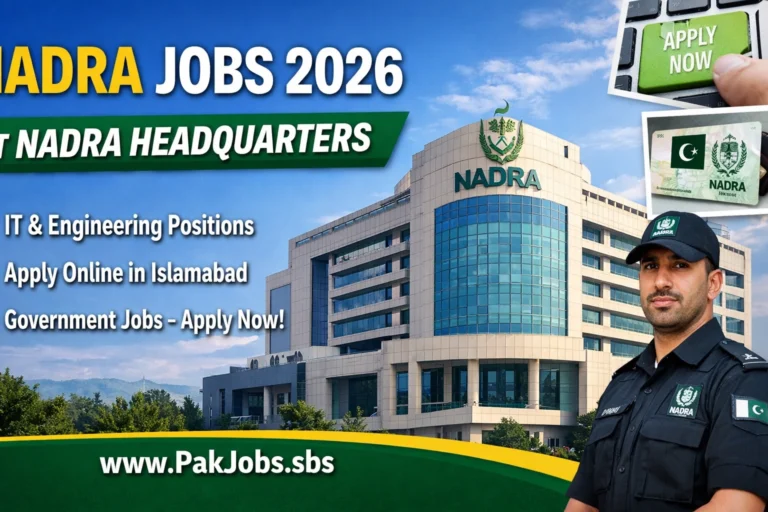NADRA Jobs 2026