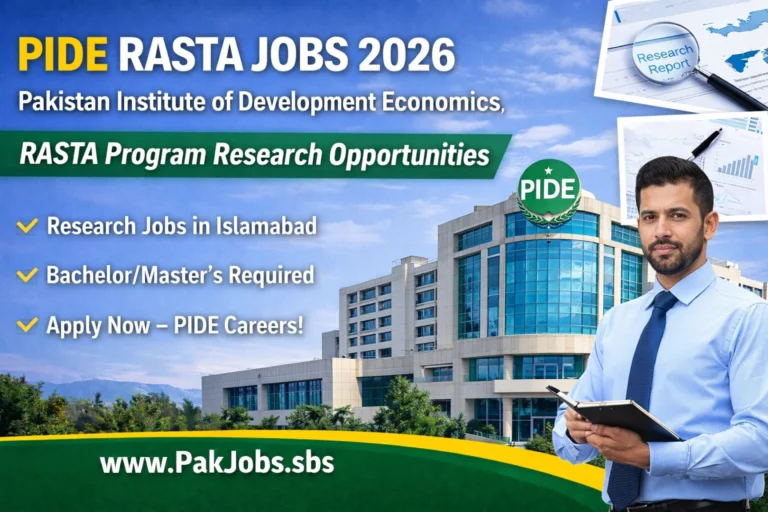 PIDE RASTA Jobs 2026