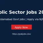 Public Sector Jobs 2026 Islamabad
